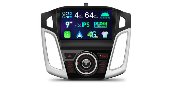Ford | Focus | Android OS | Octa Core | 4GB RAM & 64GB ROM | IPS Bildschirm | IDP90FSFB