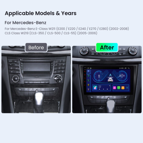 Mercedes | Verschiedene | Android OS | Octa Core | 4GB RAM & 64GB ROM | IPS Bildschirm | IDP90M211