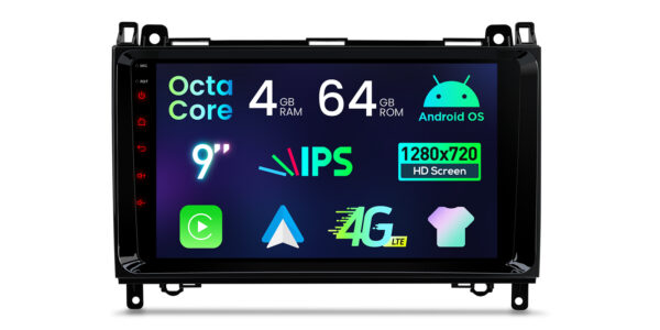 Mercedes-Benz / Volkswagen | Android OS | Octa Core | 4GB RAM & 64GB ROM | IPS Bildschirm | IDP90M245