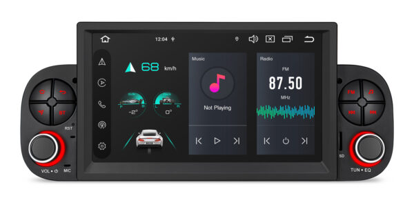 Fiat Panda | Android 14 | Octa Core | 4GB RAM & 64GB ROM | Globale 4G LTE Lösung | PX74PDFLGS