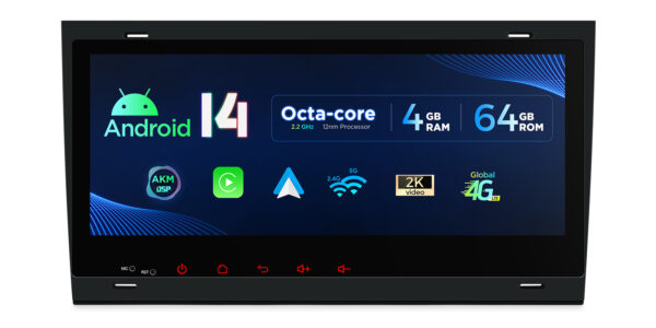 Audi/Seat | Verschiedene | Android 14 | Octa Core | 4GB RAM & 64GB ROM | Globale 4G LTE Lösung | PX84AA4LHGS