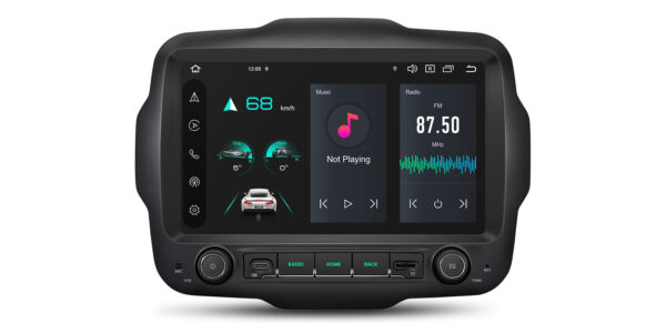 Jeep | Renegade | Android 14 | Octa Core | 4GB RAM & 64GB ROM | Globale 4G LTE Lösung | PXH94RGJLGS