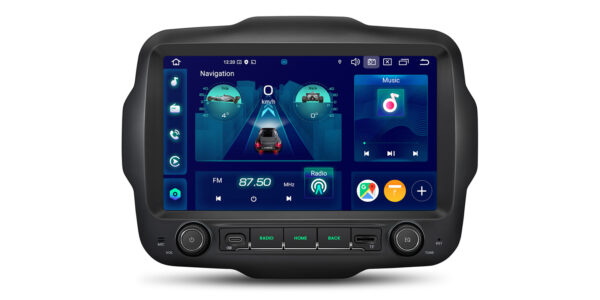 Jeep | Renegade | Android 14 | Octa Core | 4GB RAM & 64GB ROM | Globale 4G LTE Lösung | PXH94RGJLGS