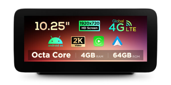 Mercedes-Benz | Android OS & OEM-System | Octa-Core | 4GB RAM & 64GB ROM | Integriertes 4G LTE | QAMS1450M12C5