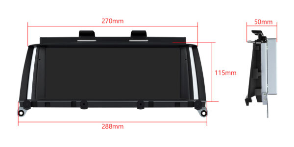 BMW | X3 F25 | Android OS & OEM System | Octa Core | 4GB RAM & 64GB ROM | Integrierte 4G Lösung | QDB80X3CI