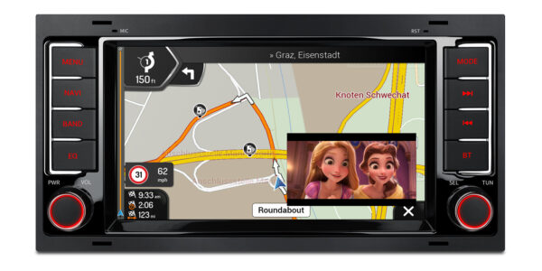 Volkswagen | Android OS | Octa Core | 4GB RAM & 64GB ROM | IPS Bildschirm | ID70TRVL