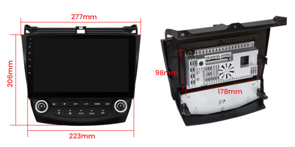 Honda | Android OS | Octa Core | 4GB RAM & 64GB ROM | IPS Bildschirm | IDP10ACHLA
