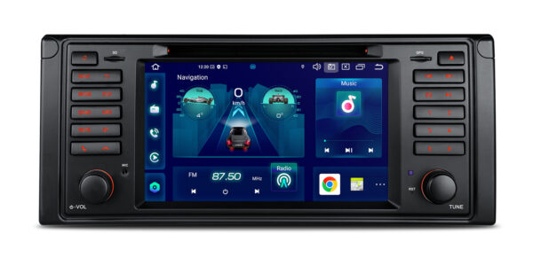 BMW | E39 | Android 14 | Octa Core | 4GB RAM & 64GB ROM | Globale 4G LTE Lösung | PX7439BGS