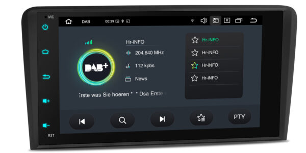Audi A3/S3/RS3 | Android 14 | Octa Core | 4GB RAM & 64GB ROM | Globale 4G LTE Lösung | PX84A3ALDABGS