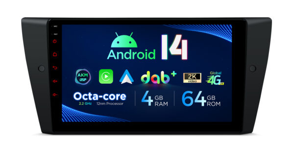 BMW | Verschiedene | Android 14 | Octa Core | 4GB RAM & 64GB ROM | Globale 4G LTE Lösung | PXP9490BGDAB