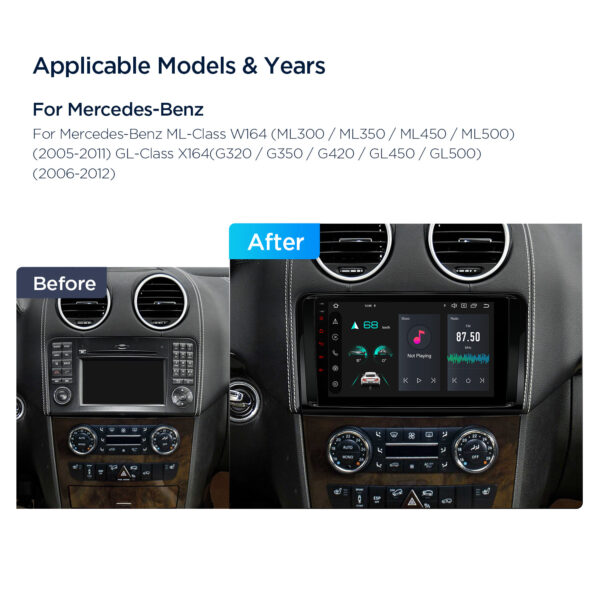 Mercedes-Benz | Android 14 | Octa Core | 4GB RAM & 64GB ROM | Globale 4G LTE Lösung | PXP94M164GDAB