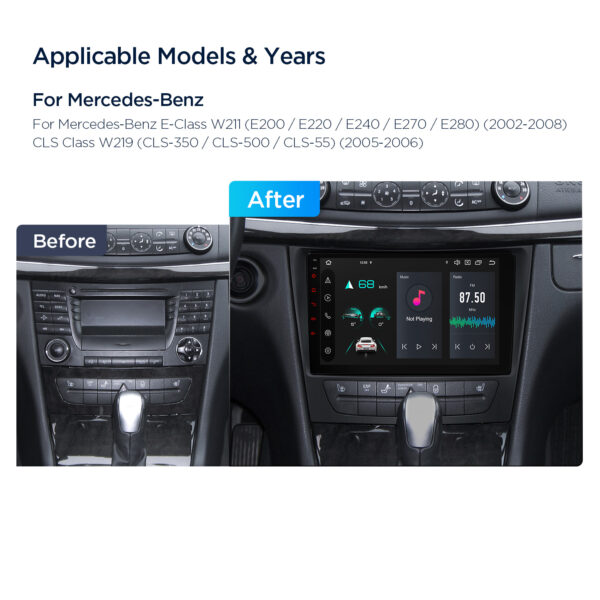 Mercedes-Benz | Android 14 | Octa Core | 4GB RAM & 64GB ROM | Globale 4G LTE Lösung | PXP94M211GDAB