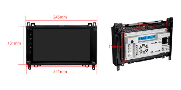 Mercedes-Benz / Volkswagen | Android 14 | Octa Core | 4GB RAM & 64GB ROM | Globale 4G LTE Lösung | PXP94M245GDAB