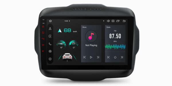 Jeep | Renegade | Android 14 | Octa Core | 4GB RAM & 64GB ROM | Globale 4G LTE Lösung | PXP94RGJGDAB