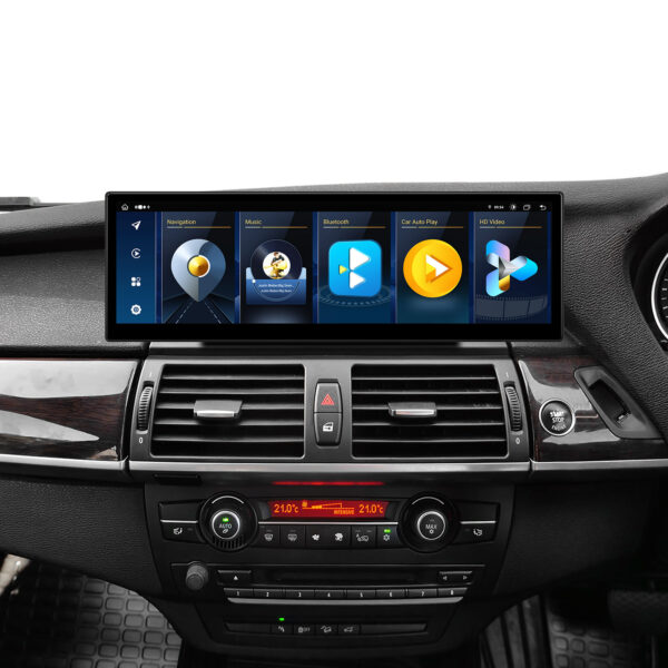 BMW | X5/X6 | Android OS & OEM-System | Octa-Core | 8GB RAM & 256GB ROM | Global 4G LTE | QLBX44X5CIR3