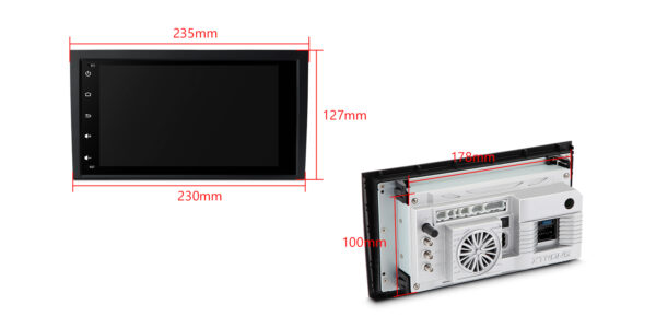 Audi/Seat | Qualcomm 665| Android 14 | Octa Core | 8GB RAM &256GB ROM | HDMI Ausgang | IQ84A4AP