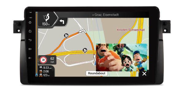 BMW/Rover/MG | Android OS | Octa Core | 6GB RAM & 128GB ROM | QLED Display | Globale 4G LTE Lösung | IXAP9446BL
