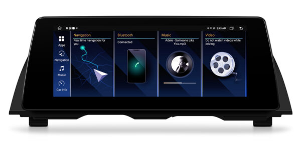 BMW | 5er Serie | Android OS & OEM System | Octa Core | 64GB ROM | Volllaminierter Bildschirm | QTB10FVNB