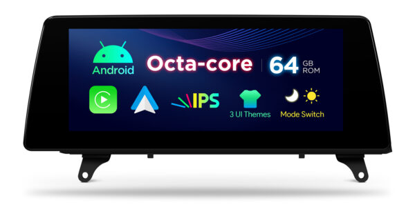 BMW | X5/X6 | Android OS & OEM System | Octa Core | 64GB ROM | Volllaminierter Bildschirm | QTB10X5CCL